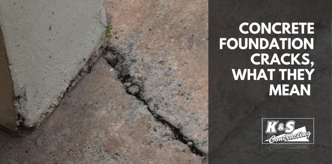 Concrete crack in foundation of home Saskatoon